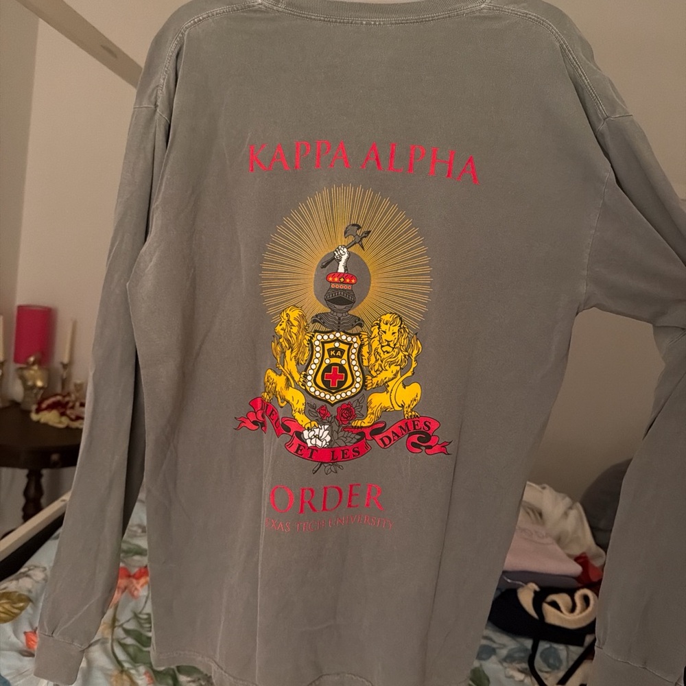 Kappa Alpha Texas Tech frat tee long sleeve
